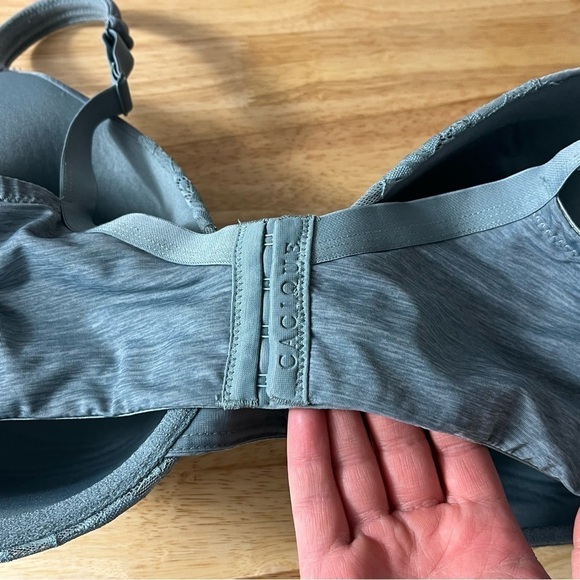 Cacique Size 42F Lightly Lined Full Coverage Heather Blue - Picture 7 of 7
